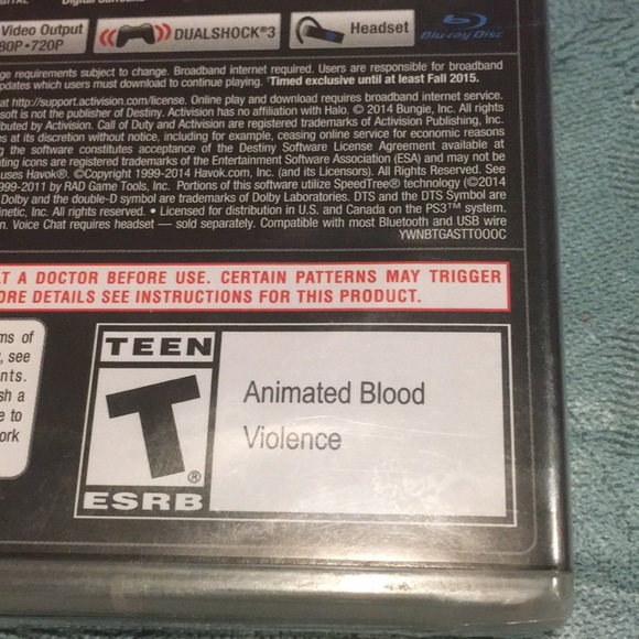 Destiny PS3 Video Game NEW factory sealed Rated T - Picture 4 of 5